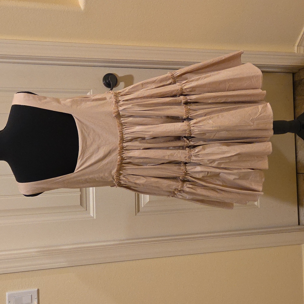Anthropologie Mable Babydoll Tiered Mini Dress, Size L - Picture 3 of 6